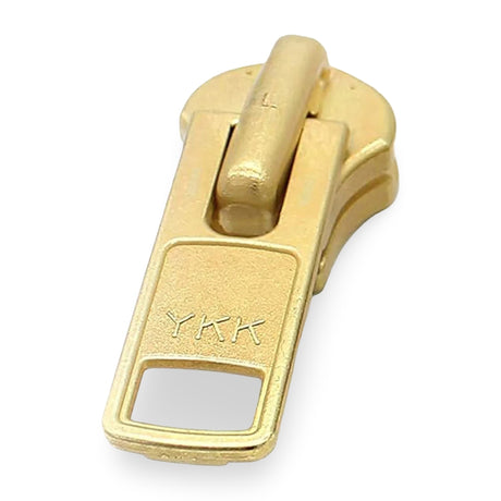 YKK® #10 Brass Single-Pull Zipper Slider Image 1