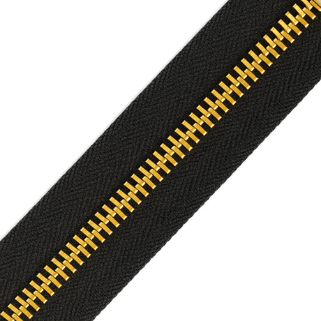 YKK® #10 Brass Zipper Chain Image 2