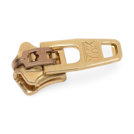 YKK® #4 Brass Single-Pull Zipper Slider Image 1