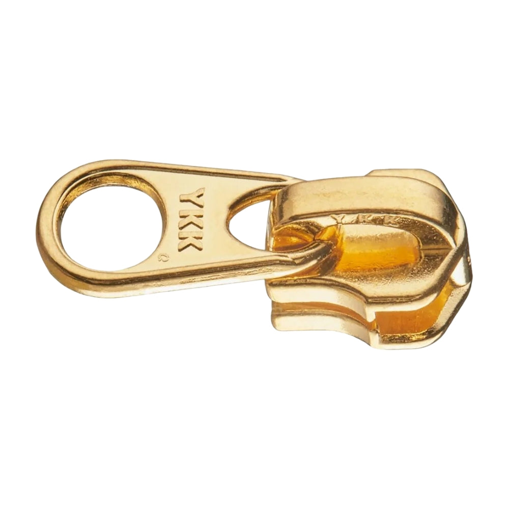 YKK® #5 Brass Single-Pull Zipper Slider Image 1